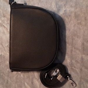 Thirty-One Half Moon Crossbody Purse Black Beauty NWT